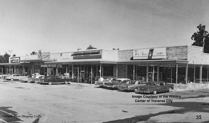 The Latch String - Vintage Photo Of Plaza From History Center Of Traverse City (newer photo)